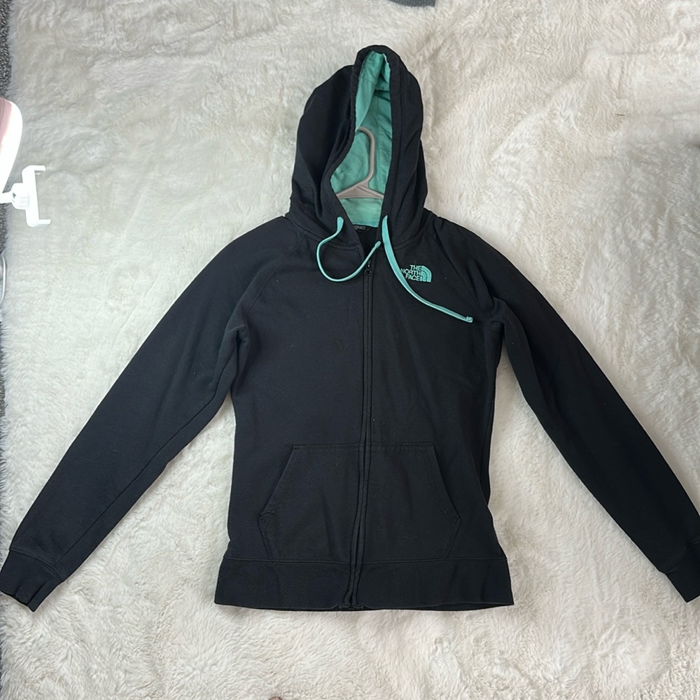 North face zip hoodie